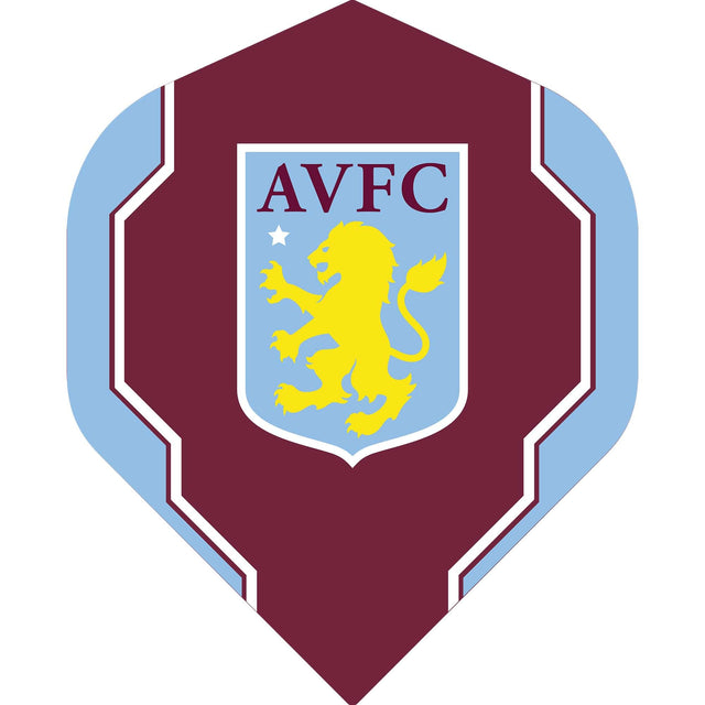 Aston Villa FC Dart Flights - 100 Micron - No2 - Std - AVFC - F4 - Abstract