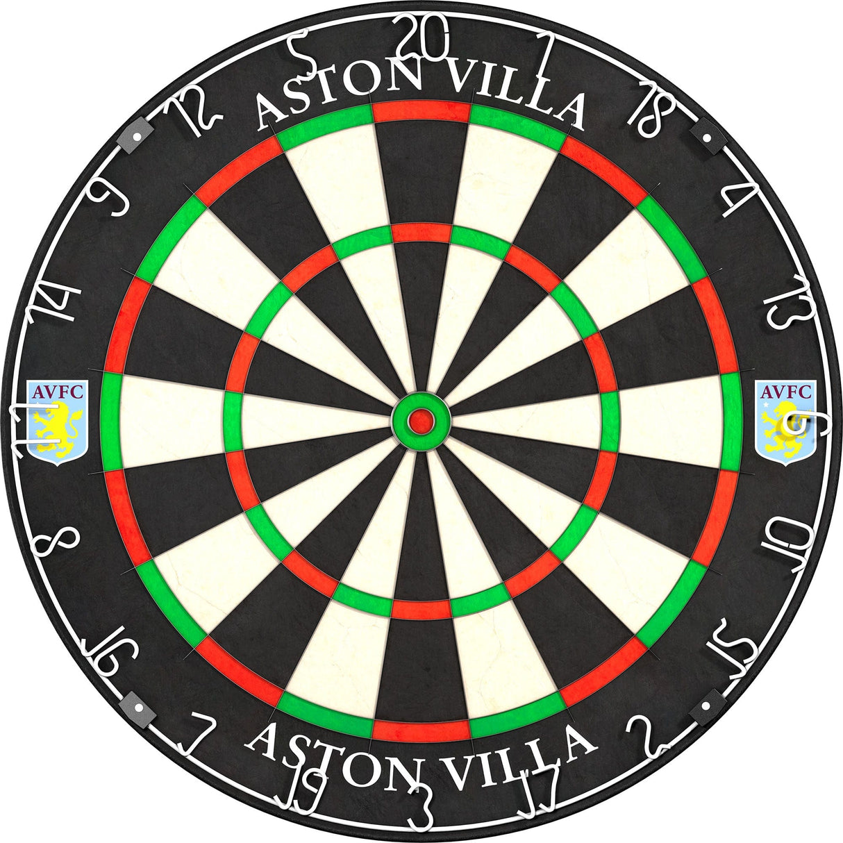 Aston Villa FC Dartboard - Professional Level - Official Licensed - AVFC