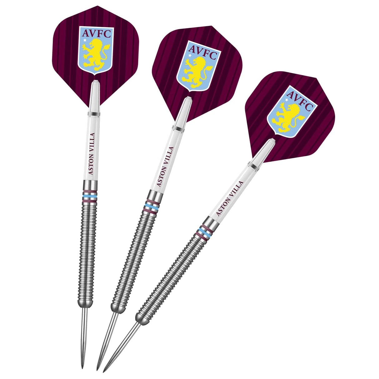 Aston Villa FC Darts - Steel Tip Tungsten - Official Licensed - AVFC - 24g 24g