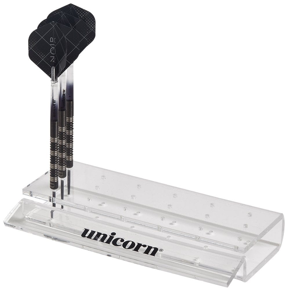 Unicorn Dart Stand - Holds 6 Sets Darts - Clear Acrylic