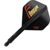 Bulls Condor AXE Dart Flights - Kim Huybrechts - Standard - Black Medium