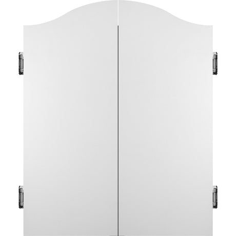 Mission Dartboard Cabinet - Deluxe Quality - Plain White