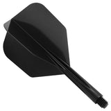 Condor Dart Flights - Zero Stress - Small - Black