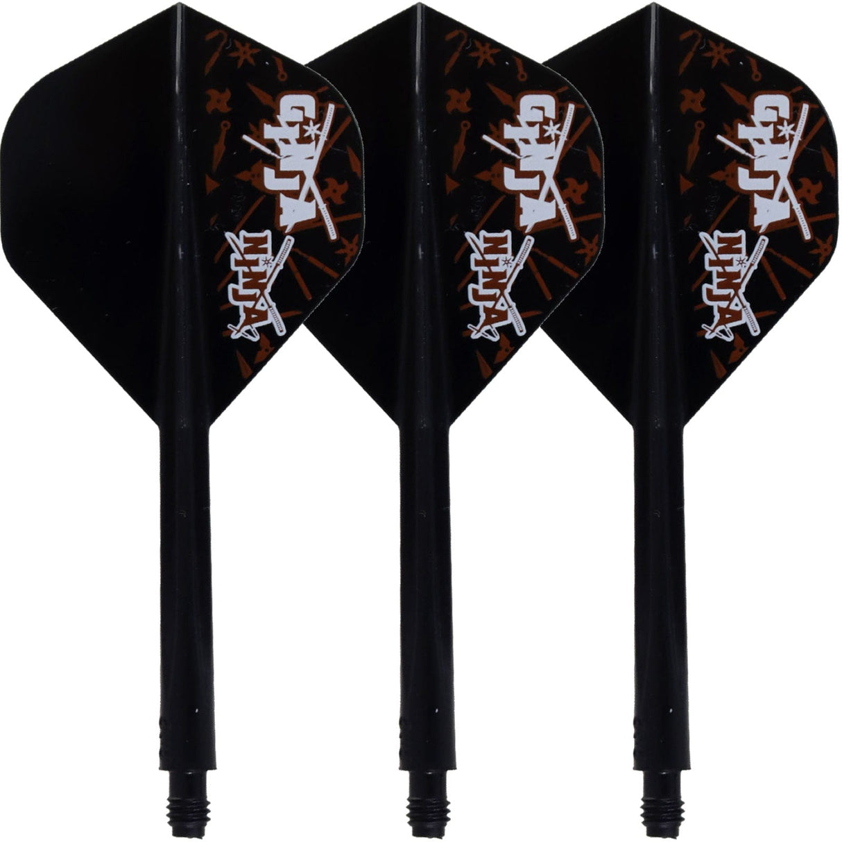 Condor AXE Dart Flights - Matt Campbell - Ginja Ninja - Standard - Black