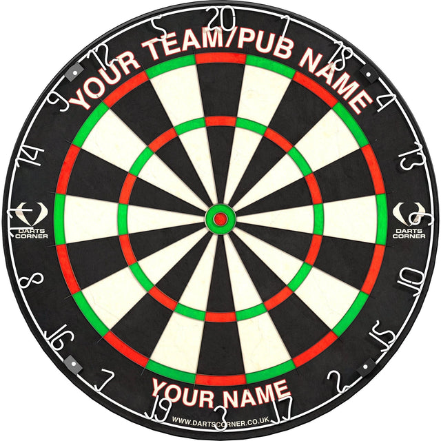 DARTS CORNER Personalised Dartboard - Perfect For Pubs, Clubs And Man Caves