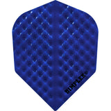 Harrows Dimplex Dart Flights - Standard Shape - Plain Colours Plain Blue