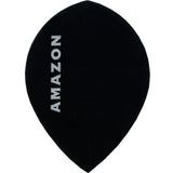 Amazon Dart Flights - Pear Shape - 100 Micron Black