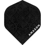 Amazon Dart Flights - Standard Shape - 100 Micron - Black Pattern