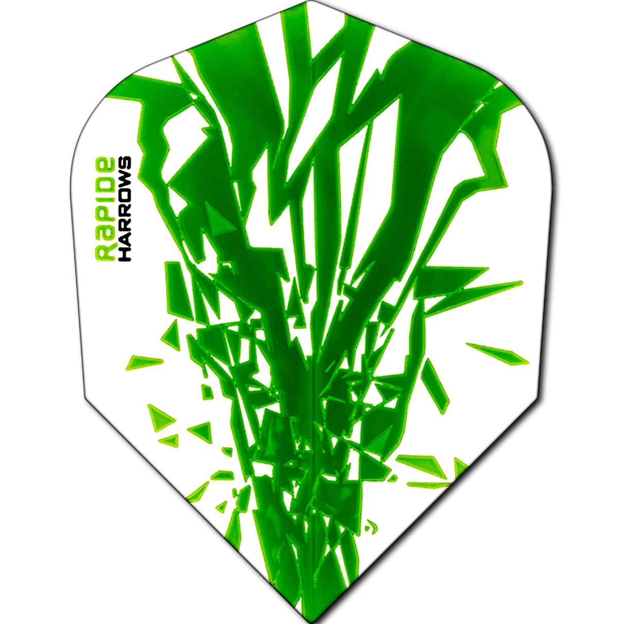 *Harrows Rapide Dart Flights - Std Shape - 100 Micron Green