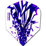 *Harrows Rapide Dart Flights - Std Shape - 100 Micron Purple