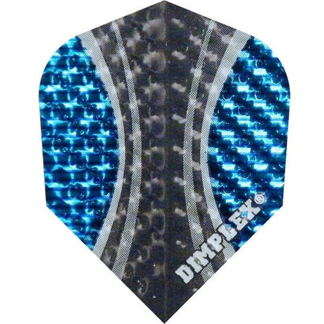 Harrows Dimplex Dart Flights - Standard Shape - Blue Curve