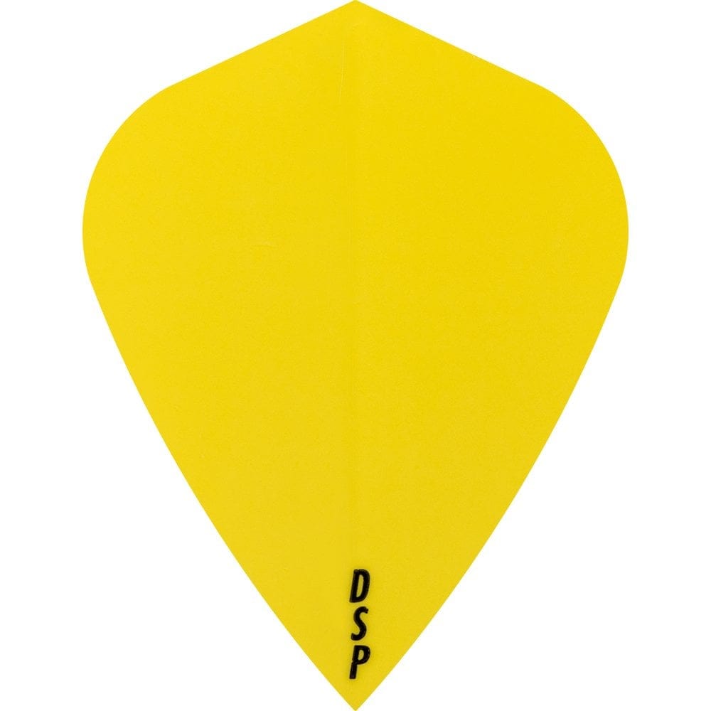 Dart Flights - Poly Plain Original - Kite Yellow