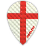 Harrows Dimplex Dart Flights - Pear Shape - England