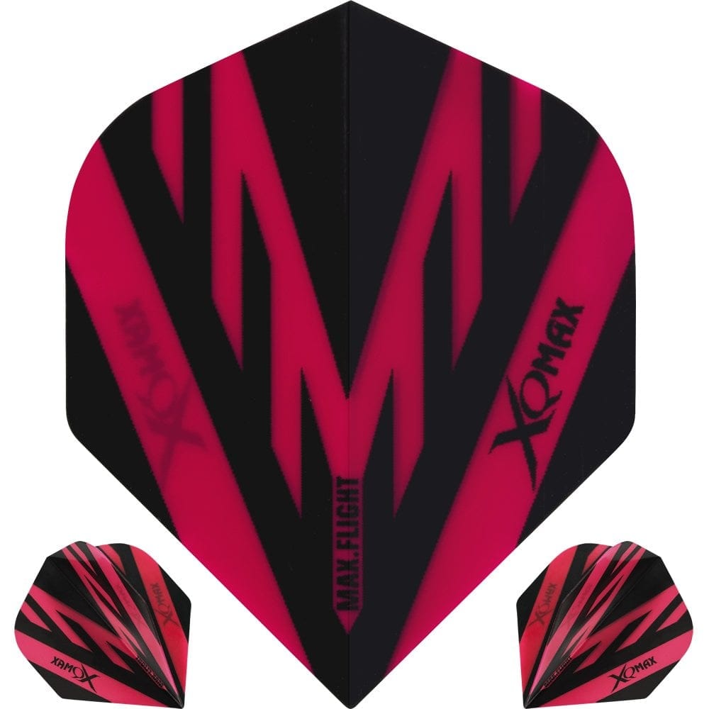 *XQMax Dart Flights - Max Flight - 100 - Std Red