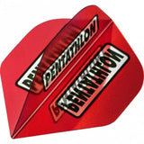 Dart Flights - Pentathlon Colours - Extra Strong - Clear Window - Std