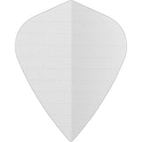 *Designa Dart Flights - Fabric Rip Stop Nylon - Longlife - Kite White