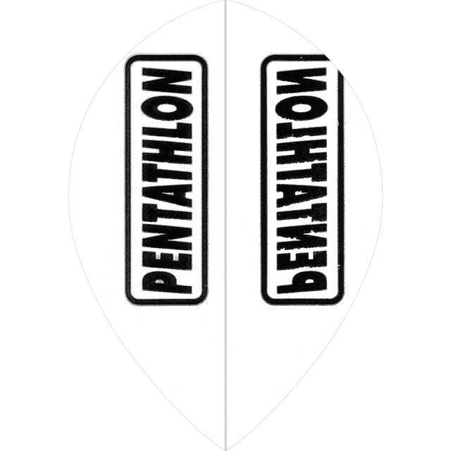 *Dart Flights - Pentathlon Colours - Extra Strong - Pear Clear