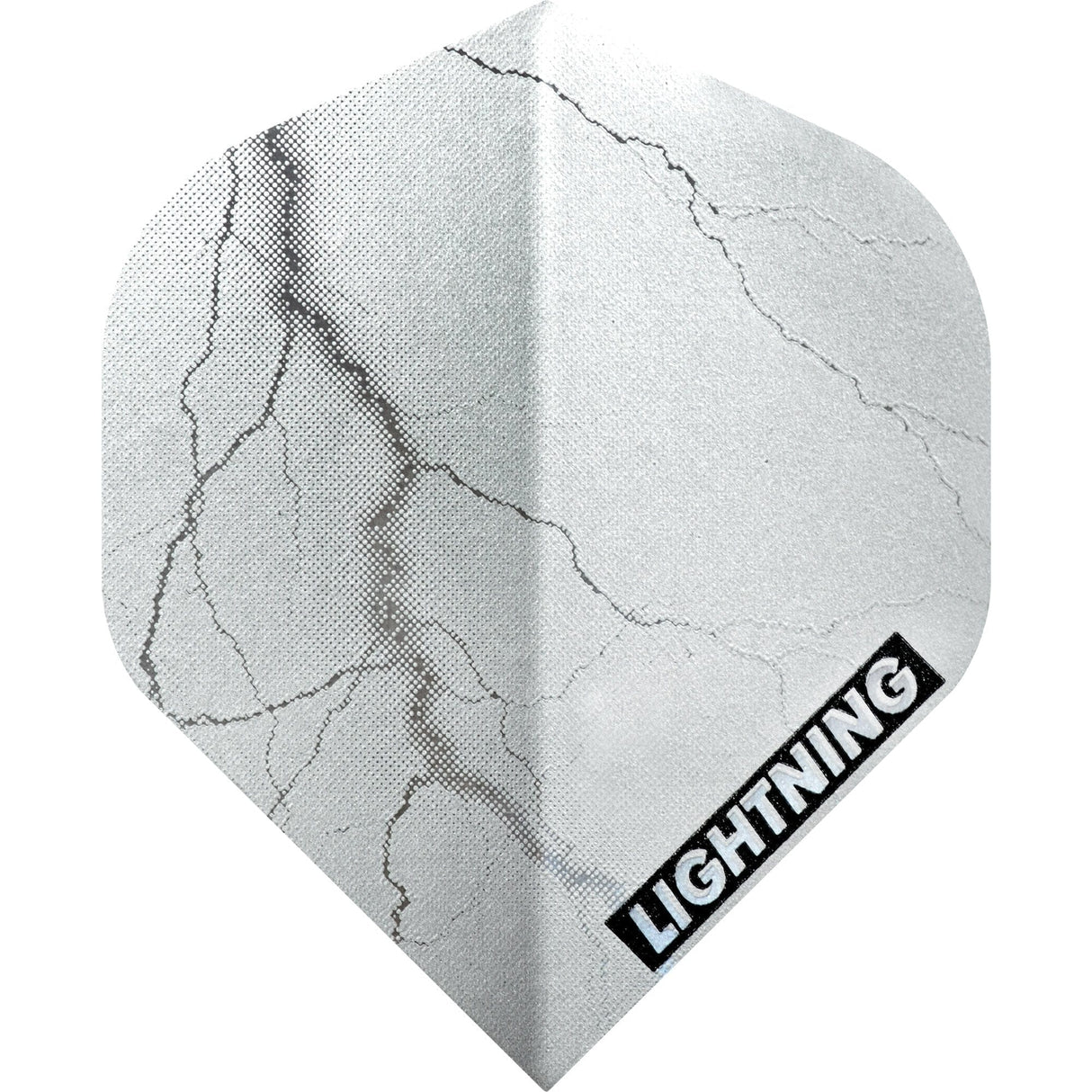 *McKicks Lightning Dart Flights - Metallic - Std Silver