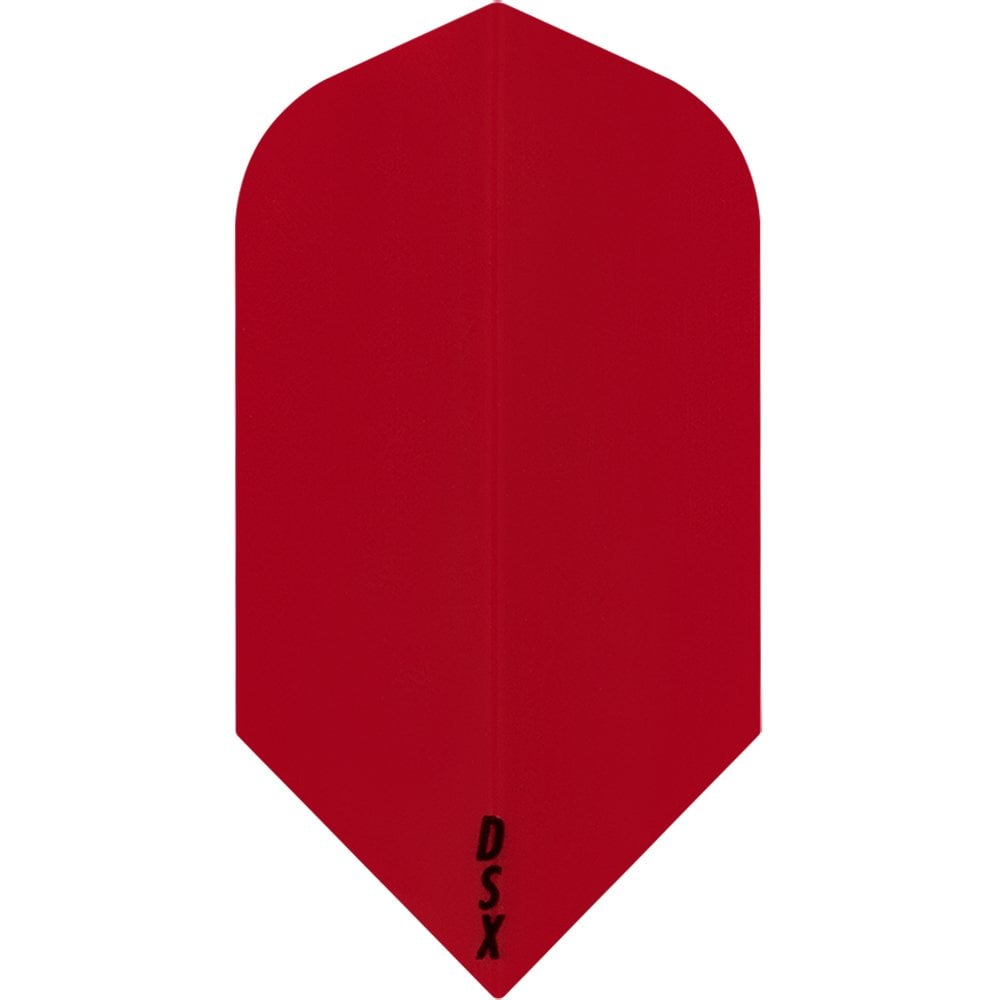 Designa DSX100 Dart Flights - Slim Red