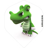 Dart Flights - Amazon 3D Life - Extra Strong - Std - Crocodile