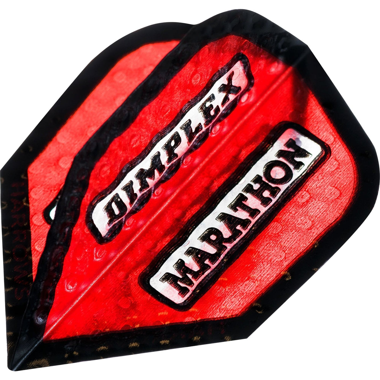 *Harrows Dart Flights - Dimplex Marathon - Std - Black Rim