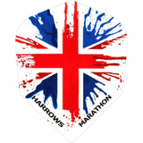 Harrows Dart Flights - Marathon - Std - Union Jack - Paint Splat