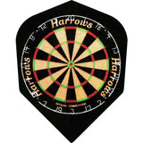 Harrows Dart Flights - Quadro - Poly Classic - Std - Dartboard