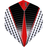 One80 Daze Dart Flights - 100 Micron - No2 - Std - Grey Red