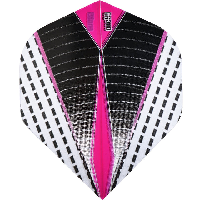 One80 Daze Dart Flights - 100 Micron - No2 - Std - Grey Pink