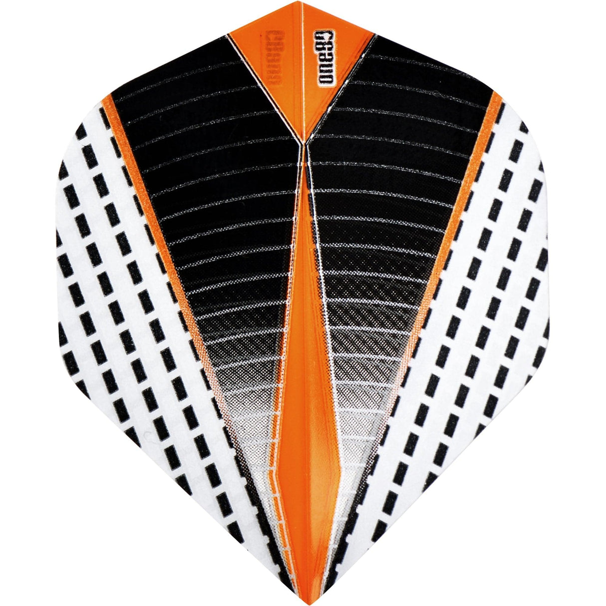 One80 Daze Dart Flights - 100 Micron - No2 - Std - Grey Orange