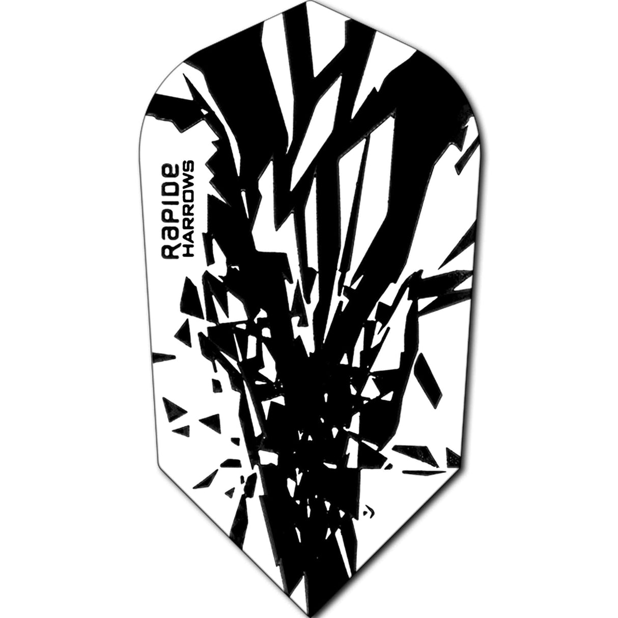 *Harrows Rapide Dart Flights - Slim Shape - 100 Micron Smokey