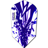 *Harrows Rapide Dart Flights - Slim Shape - 100 Micron Purple