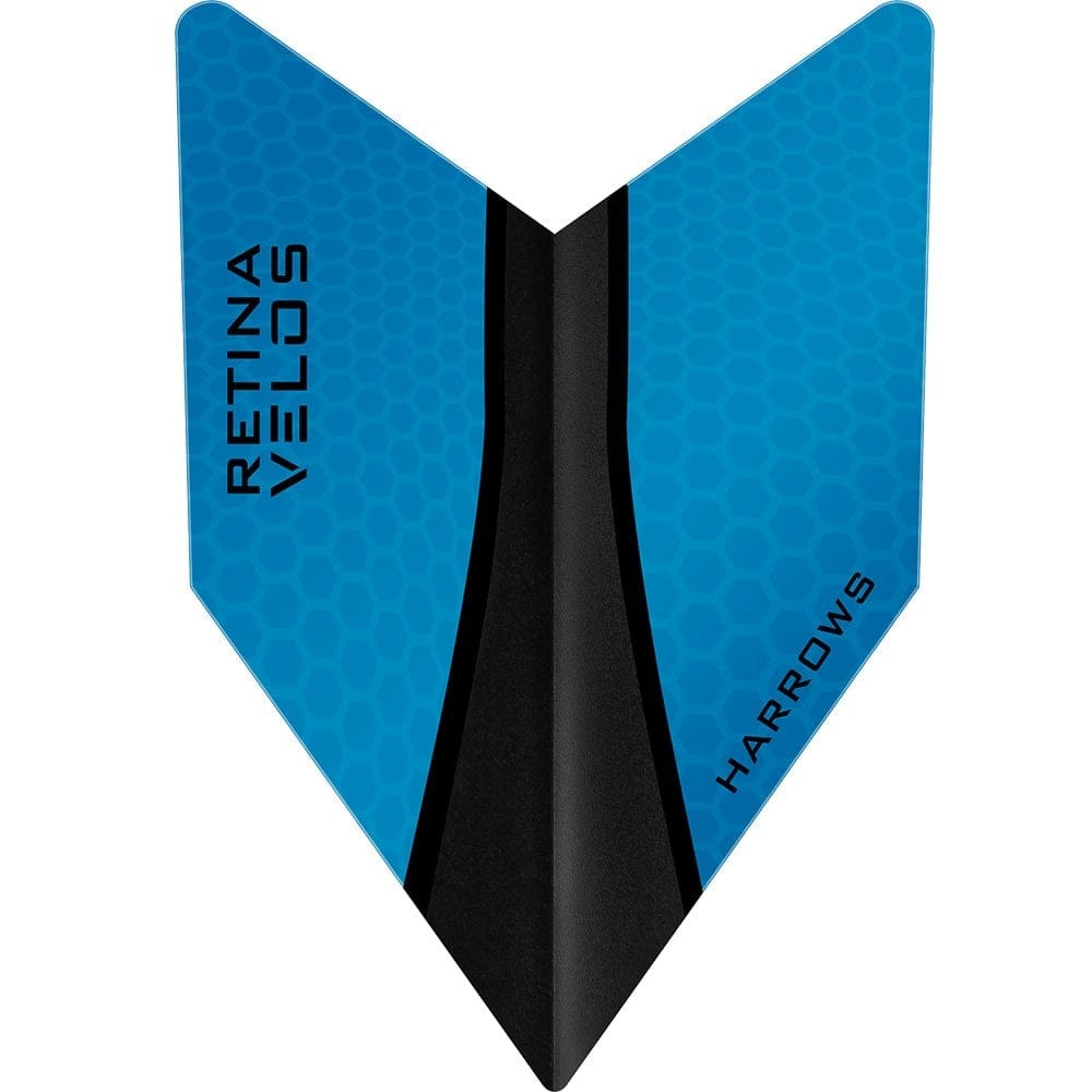 *Harrows Retina-X Dart Flights - Velos Aqua Blue