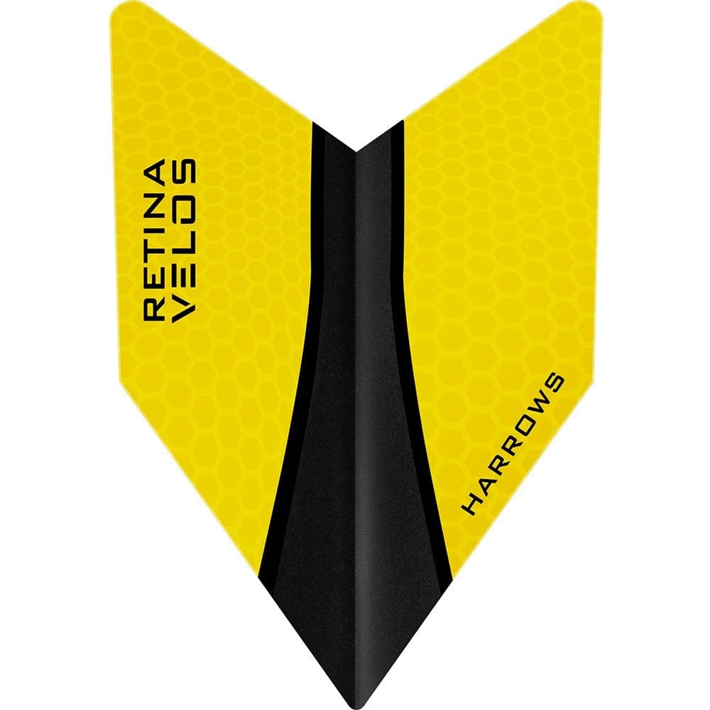 *Harrows Retina-X Dart Flights - Velos Yellow