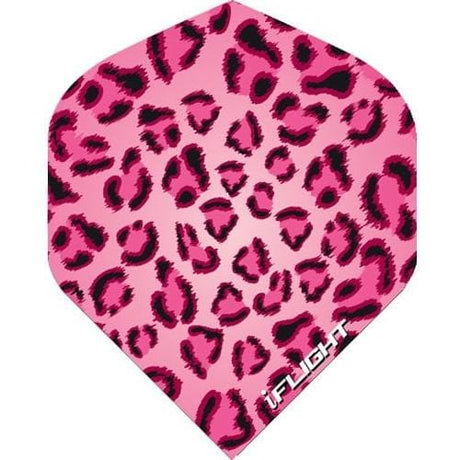 Designa Dart Flights - iFlight - Extra Strong - Std - Pink Leopard