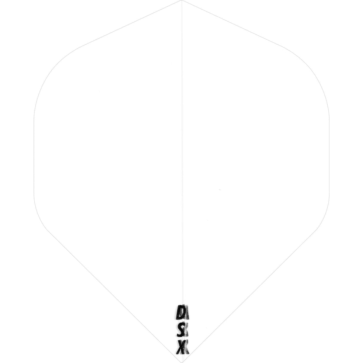 Designa DSX100 Dart Flights - No2 - Std Clear