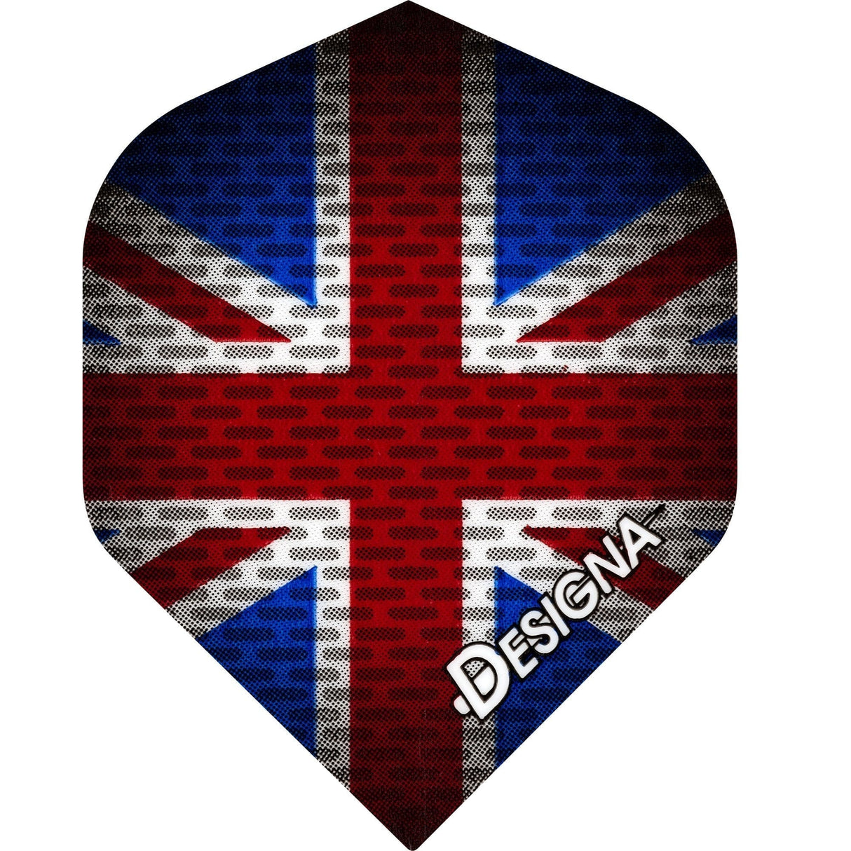 *Designa Dart Flights - Extra Strong - Std - Union Jack - Metal