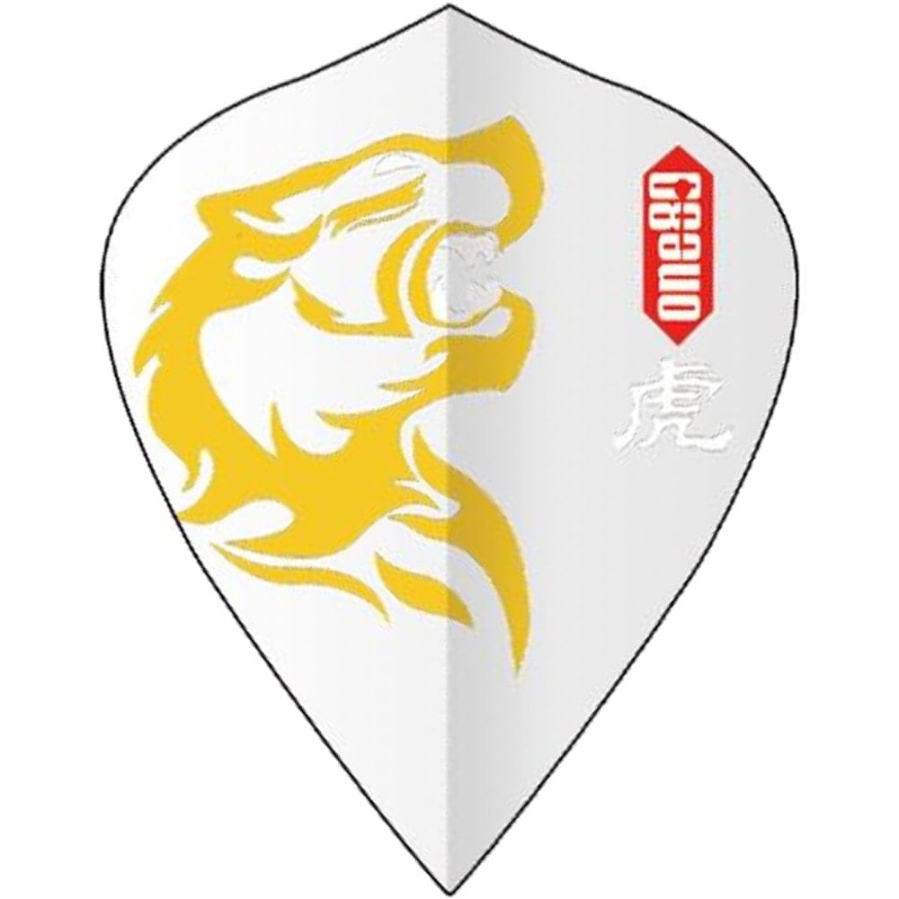 One80 Dart Flights - Animal Kingdom - Kite - Transparent Tiger