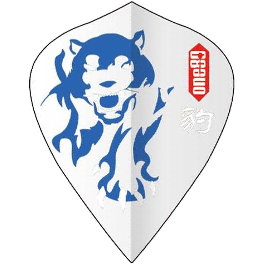 One80 Dart Flights - Animal Kingdom - Kite - Transparent Panther