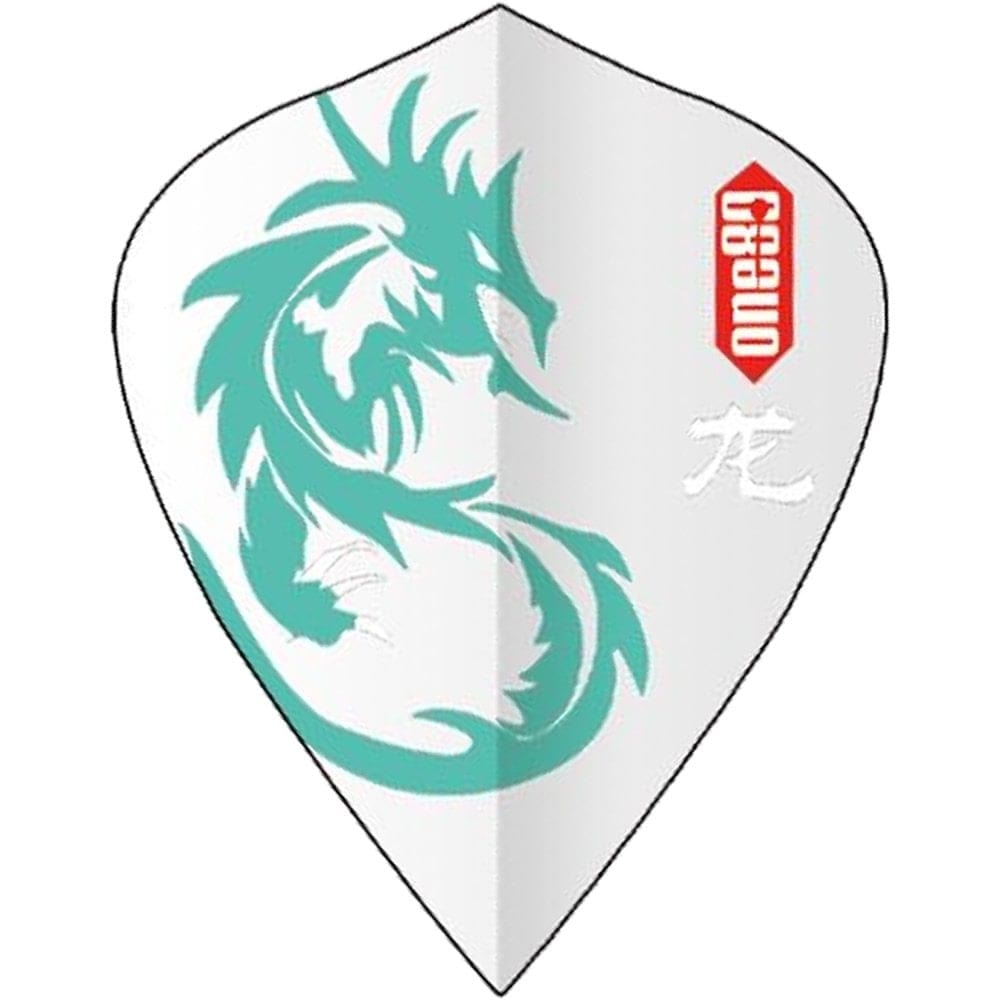 One80 Dart Flights - Animal Kingdom - Kite - Transparent Dragon