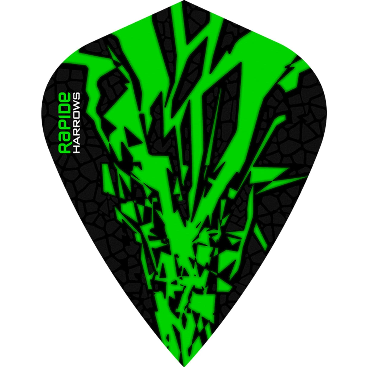 *Harrows Rapide X Dart Flights - Kite Shape - Rapide-X Green