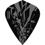 *Harrows Rapide X Dart Flights - Kite Shape - Rapide-X Smokey