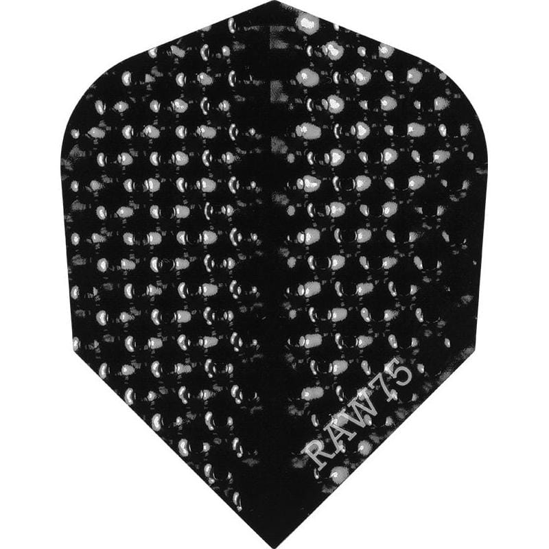 *Dart Flights - Raw 75 - 75 Micron - Std - Dimplex Black