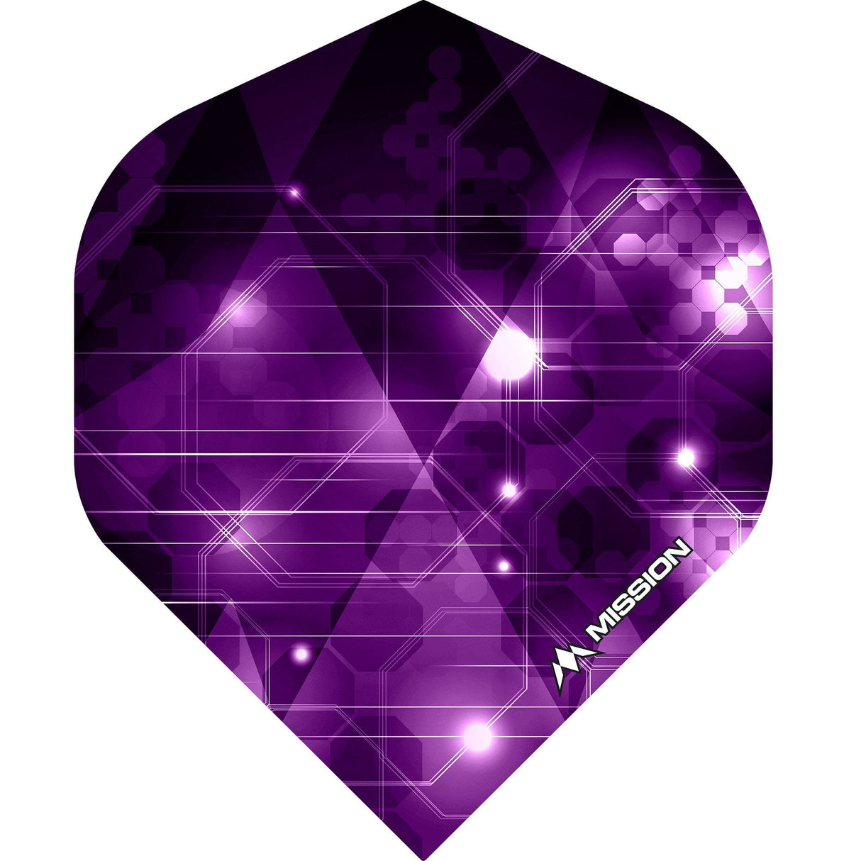 Mission Astral Dart Flights - 100 Micron - No2 - Std Purple