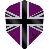 *Mission Alliance-X Union Jack Dart Flights - No6 - Std Purple Black