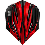 Harrows Fire Inferno Dart Flights - No6 - Std Red