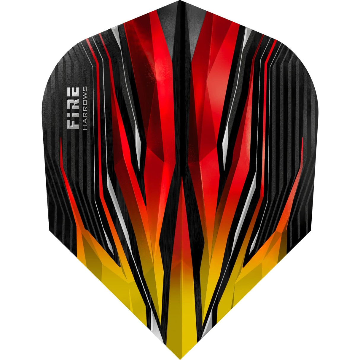 Harrows Fire Inferno Dart Flights - No6 - Std Red Yellow