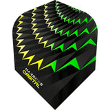 Harrows Orbital Dart Flights - No6 - Std Yellow Green