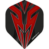 Designa Mako Darts Flights - Extra Strong - Std Red