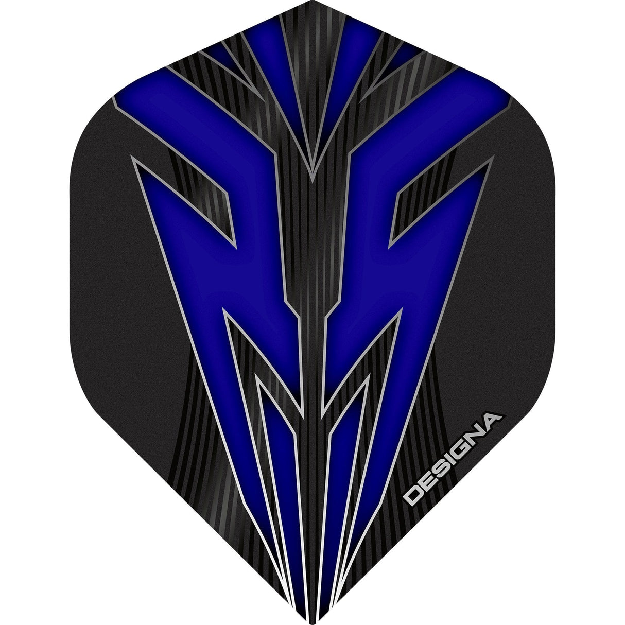 Designa Mako Darts Flights - Extra Strong - Std Blue